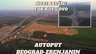 AUTO PUT Beograd Zrenjanin novo isključenje ka obilaznici i novi kružni tok petlja KOVILOVO
