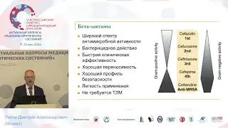 Цефтобипрол обзор характеристик и доказательной базы Попов Д.А.