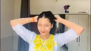 Very simple high pony || with clutcher || for office and collage girls #viral #viralvideo #youtube 