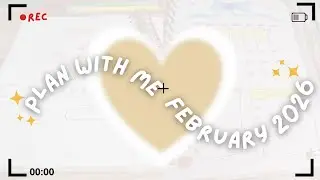 تخطيط شهر فبراير بالرسم والتزيين ✨ | February Bullet Journal Setup