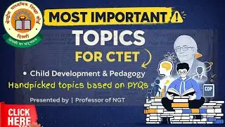 CTET CDP 2026 | Most Important Topics You MUST Study | Hinglish 🔥