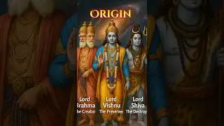 Brahma, Vishnu, Shiva &mdash; The Cosmic Trinity Origin #viral #trending #hindu #shiv #vishnu #shorts #om