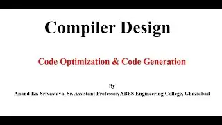 Global Data Flow Analysis   | Part 3 |  Compiler Design
