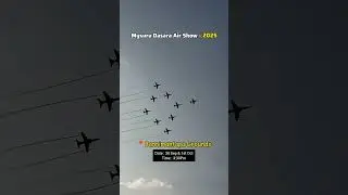 Mysuru Dasara Airshow | Don't Miss to Subscribe 💥