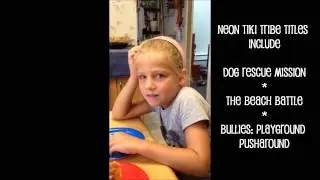 Kids Review the new Neon Tiki Tribe story series