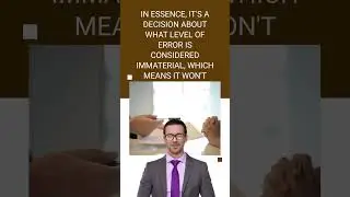 What is a materiality concept? #shorts
