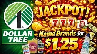 DOLLAR TREE🚨HUGE 🎰JACKPOT NAME BRANDS FOR $1.25 AND UP‼️