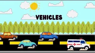 LETS LEARN VEHICLES | LET'S EXPLORE THE WORLD OF VEHICLES | ESL FOR KIDS | CUTIE BEE