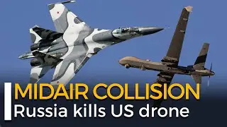 MQ-9 Reaper vs Su-27 Midair Collision