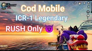 COD MOBILE RUSH ONLY | (ICR-1 Forced Laughter😈) | #CodmWorldYT