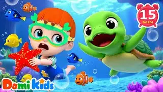 Splashy Sea Animals Sing-Along 🐠 | Animal Songs & Nursery Rhymes | Animal Party