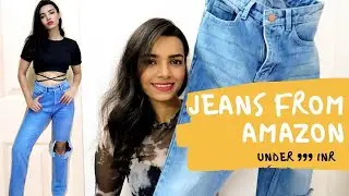 Купил лучшие джинсы DENIM на AMAZON!!! (джинсы mom, рваные джинсы, джинсы с широкими штанинами)