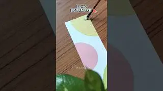Boho Bookmark Idea 🔖#bookmark #boho #mandalaart #art #artist #shorts #shortvideo #youtubeshorts