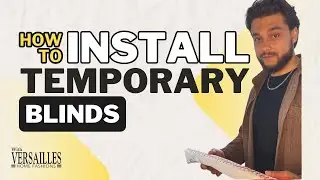 How to Install Temporary Shades or Blinds | DIY | No Tools Needed!