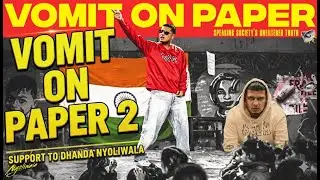 Vomit on Paper 2 | Dhanda Nyoliwala | Venyansh | New Rap Song 2025