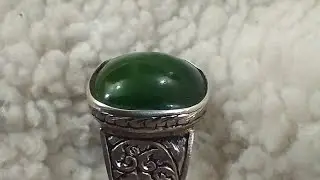 natural jasper stone||handmade silver ring#dzibeads #jasper#gemstone