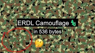 ERDL Camouflage Pattern Tutorial 🦎 | Generative SVG