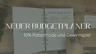 Mein neuer Budgetplaner | 10% Rabattcode & Gewinnspiel