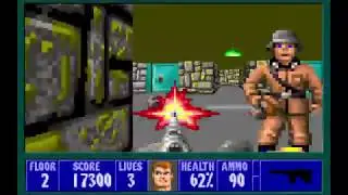 Spear of Destiny (1992) - DOS Gameplay Video (Fixed) -  (PC MS-DOS)