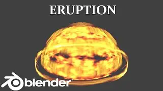 How to create eruption effect in Blender