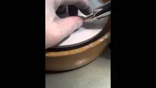 Faceting a pink sunstone