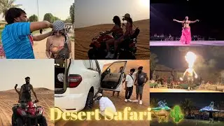 Dubai Desert Safari Vlog | Sand, Sunset & Safari Fun!🐪🌇 | Vlog-05