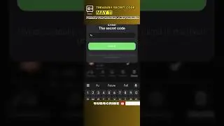 🔥🥳 MAY 11 TREASURY SECRET CODE QUIZ ANSWERS!💰 Daily Crypto Mining Rewards! #treasurecode #secretcode