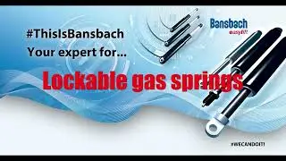 Bansbach Lockable Gas Springs