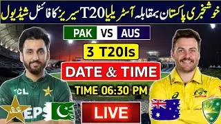 Australia Tour of Pakistan 2026 Confirmed Schedule | Full T20 Series Details