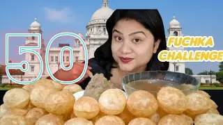 50 Fuchka challenge//Fuchka eating challenge//Lots of fuchka eating//Dada vs didi food challenge