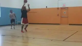 Coach O'neal training with Azzan Gibson