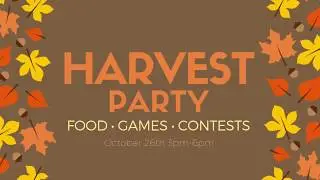 Harvest Party