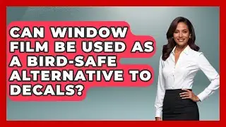 Can Window Film Be Used As A Bird-safe Alternative To Decals? - Bird Watching Diaries