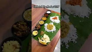 💥Unlimited Andhra style Veg Meals-Hotel Mallikarjuna #bangalore #food #foodie #shorts