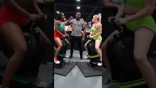 Two Girls One Machine | Ultimate Gym Battle 🔥 #funny #youtubeshorts #trendingnow #usa