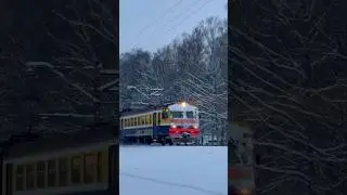Arrived from the Snowfall ❄️ ER2 train