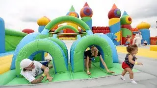 The World's Largest Bounce House visits Columbus