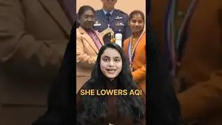 This Girl Is Lowering AQI 🌱 | PM Bal Puraskar 2025 #shorts #fyp #pmmodi #president #droupadimurmu