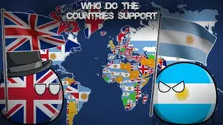 WHO DO THE COUNTRIES SUPPORT? UK or Argentina?  Alternative Mapping P52