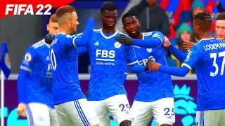 FIFA 22 - Leicester City vs. Crystal Palace - Premier League - King Power Stadium - Gameplay