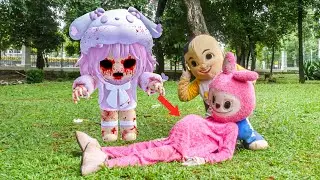 LABUBU H4MIL MELAHURKAN H4NTU MIMI CUCU !!! DRAMA BADUT UPIN IPIN