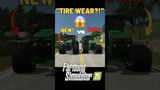 Farming Simulator 25 MODS | Wait...Tractors Actually Have Tire Wear?! #shorts  #farmingsimulator25