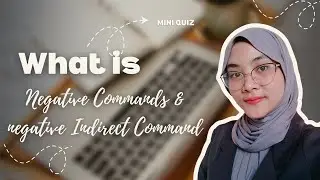 Negative Commands & Indirect Negative Commands &ndash; Easy Explanation!
