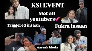 KSI EVENT| FAN MEETUP 2026| MET ALL FAMOUS YOUTUBERS|PITAMPURA-DELHI HATT| FUKRA INSAAN| TRIGGERED