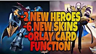 NEW HERO ATLAS AND AKASHIC / NEW SKINS / NEW ORLAY CARD FUNCTION | Mobile Legends Adventure