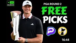 BEST PGA AMEX ROUND 2 PRIZEPICKS TODAY HUGE VALUES🔥PLAYER PROPS & PREDICTIONS January 23rd