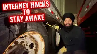 INTERNET HACKS to STAY AWAKE,  I TRIED WHILE DRIVING🇨🇦 vlog 55