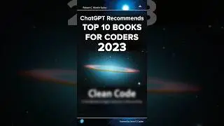 ChatGPT recommends these must read books to coders in. 2023.