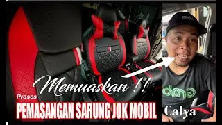 pemasangan sarung jok mobil calya sigra mbtech ( hasil Keren,rapih dan press ) MEMUASKAN 🔥