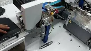 Automatic pocket hemming by Vi.Be.Mac. Machine